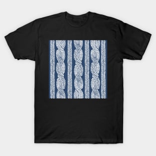 Cable Navy T-Shirt